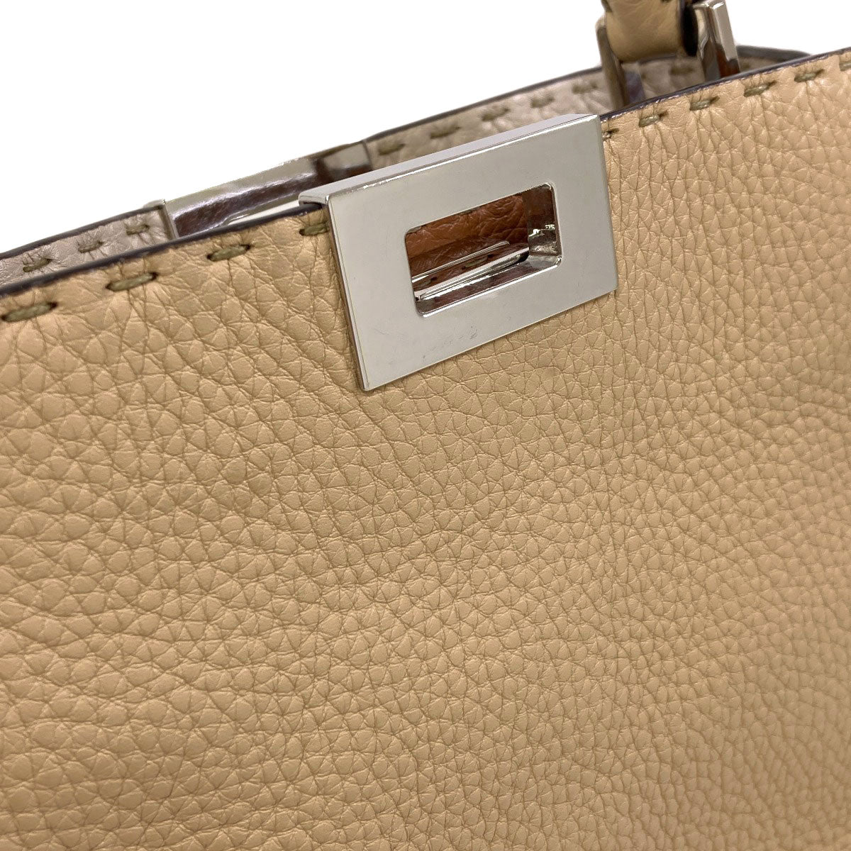 FENDI Peekaboo Essentially Selleria 2WAY Handbag Calf Ladies [Used]