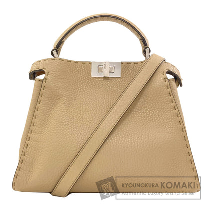 FENDI Peekaboo Essentially Selleria 2WAY Handbag Calf Ladies [Used]