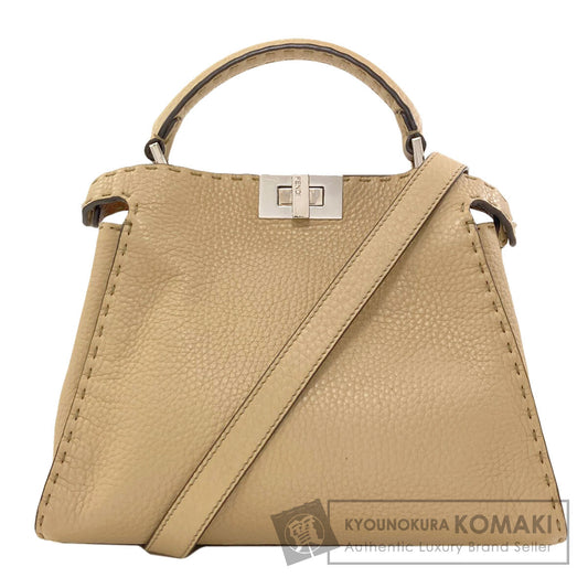 FENDI Peekaboo Essentially Selleria 2WAY Handbag Calf Ladies [Used]