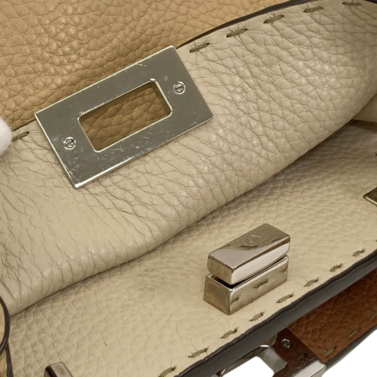 FENDI Peekaboo Essentially Selleria 2WAY Handbag Calf Ladies [Used]