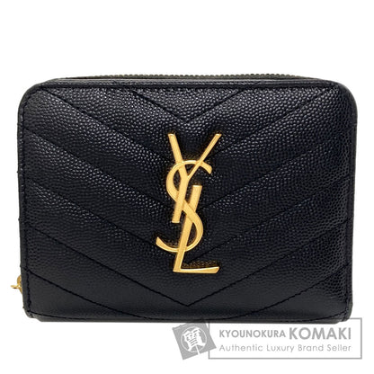 SAINT LAURENT Cassandra Bifold Wallet with Coin Pocket Leather Ladies [Used]