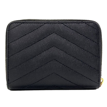 SAINT LAURENT Cassandra Bifold Wallet with Coin Pocket Leather Ladies [Used]