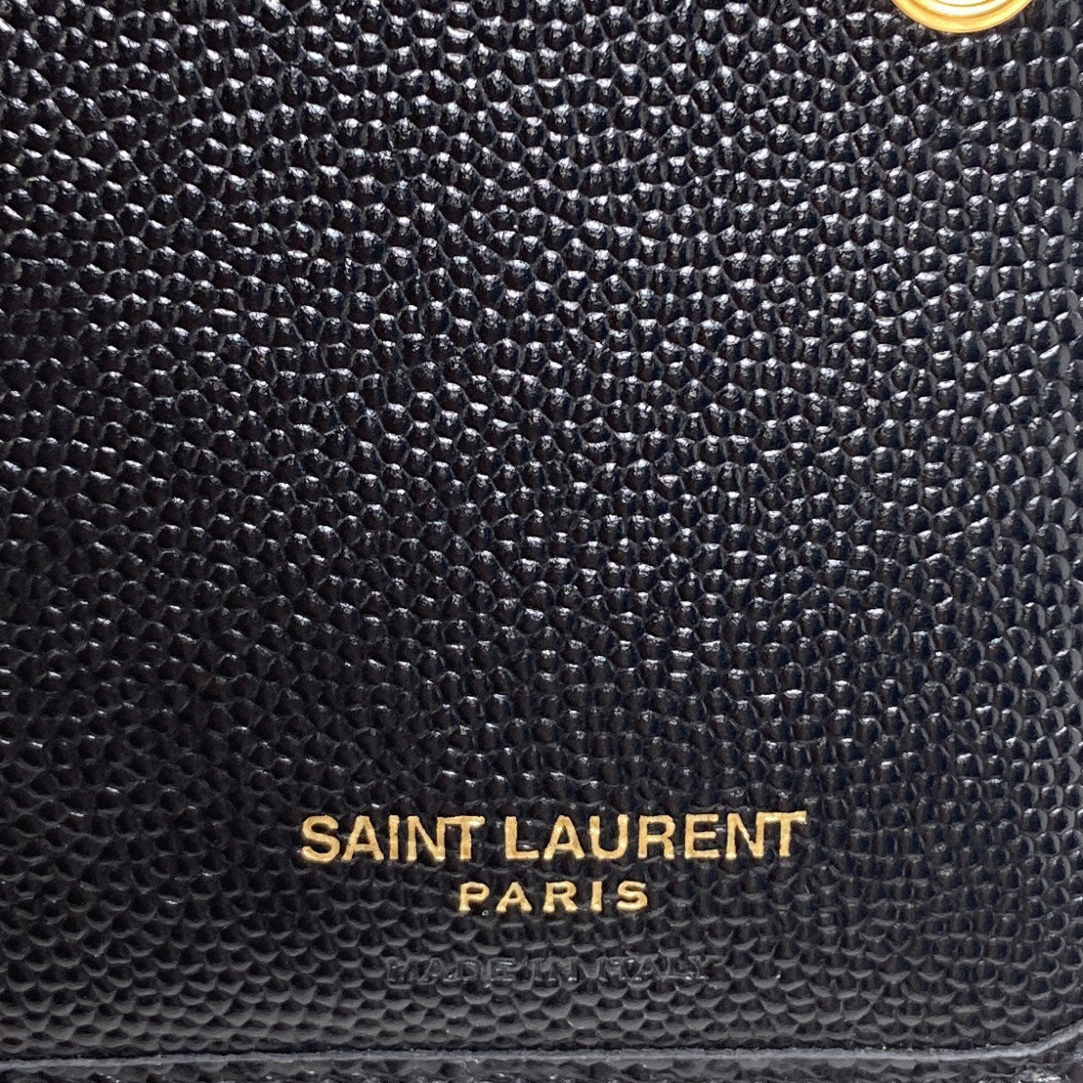 SAINT LAURENT Cassandra Bifold Wallet with Coin Pocket Leather Ladies [Used]