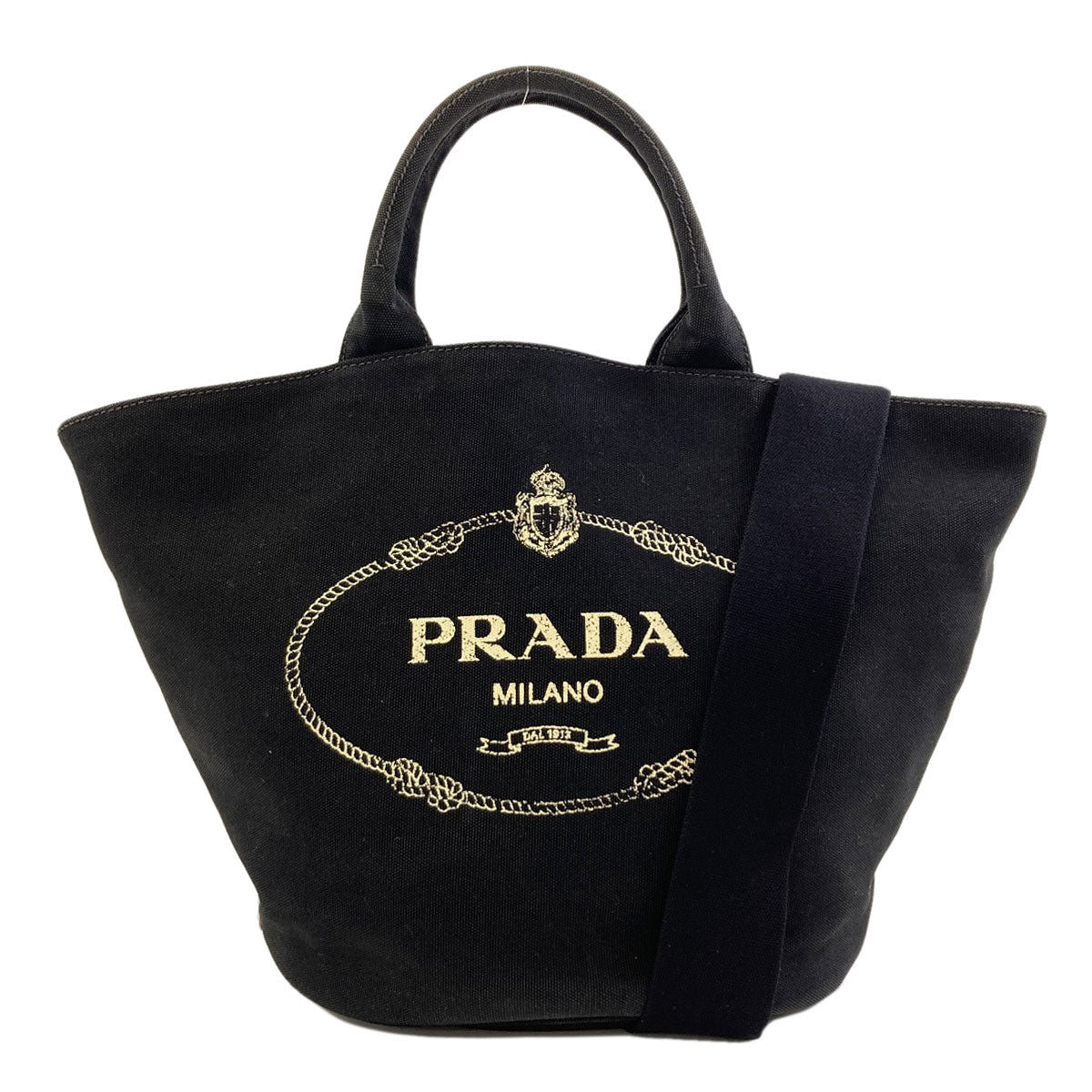 PRADA Bucket bag 2WAY Tote Bag Canvas Ladies [Used]