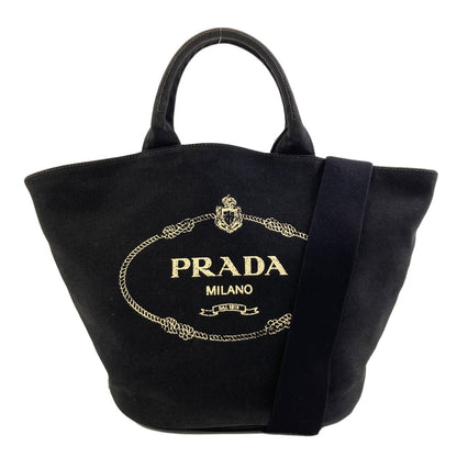 PRADA Bucket bag 2WAY Tote Bag Canvas Ladies [Used]