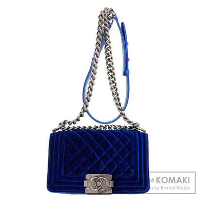 CHANEL Boy Chanel ChainShoulder Shoulder Bag Velor Ladies [Used]