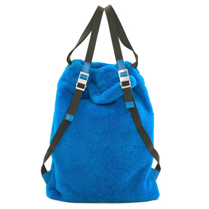 FENDI Vocabulary Drawstring Backpack Â· Daypack Mouton Ladies [Used]