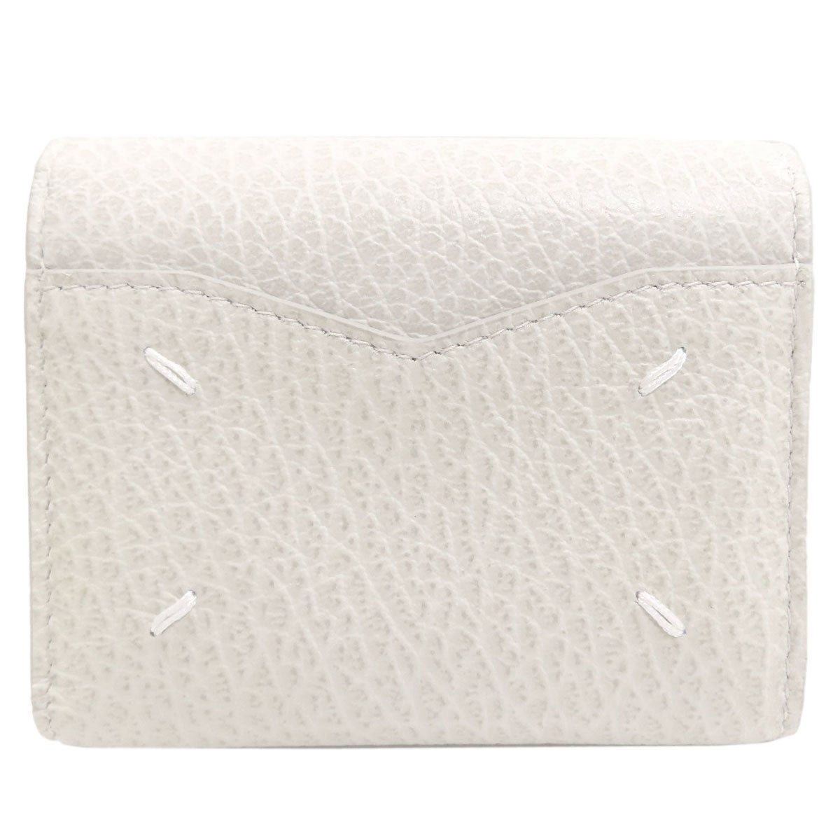 MaisonMargiela 4 stitches Tri-fold wallet (with Coin Pocket) Leather Ladies [Used]