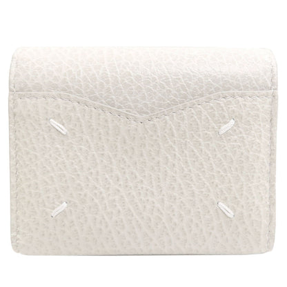 MaisonMargiela 4 stitches Tri-fold wallet (with Coin Pocket) Leather Ladies [Used]