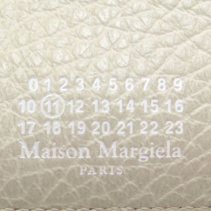 MaisonMargiela 4 stitches Tri-fold wallet (with Coin Pocket) Leather Ladies [Used]