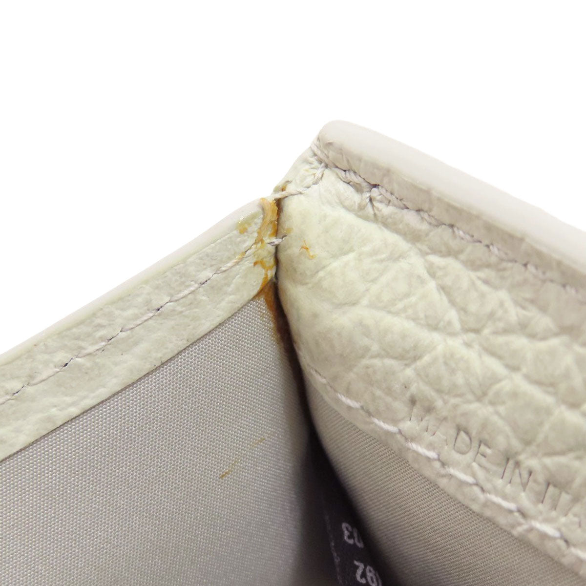MaisonMargiela 4 stitches Tri-fold wallet (with Coin Pocket) Leather Ladies [Used]