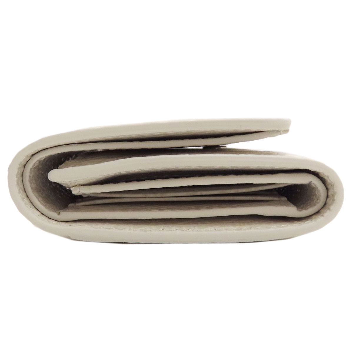 MaisonMargiela 4 stitches Tri-fold wallet (with Coin Pocket) Leather Ladies [Used]