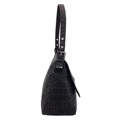 FENDI one belt Zucchino Shoulder Bag Canvas Ladies [Used]