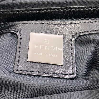 FENDI one belt Zucchino Shoulder Bag Canvas Ladies [Used]