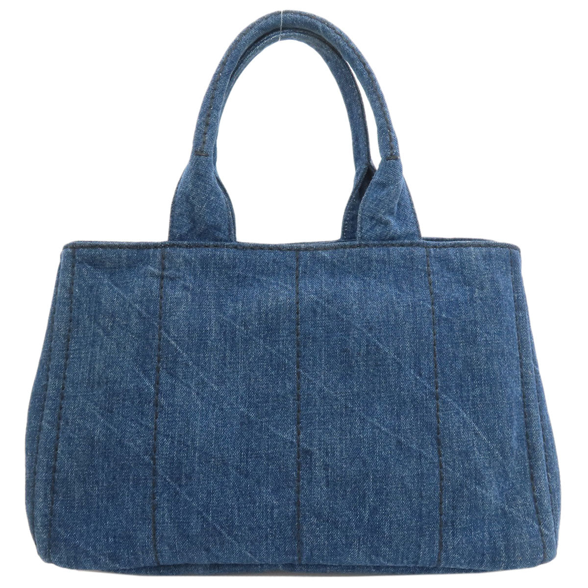PRADA Canapa Tote Bag Denim Ladies [Used]