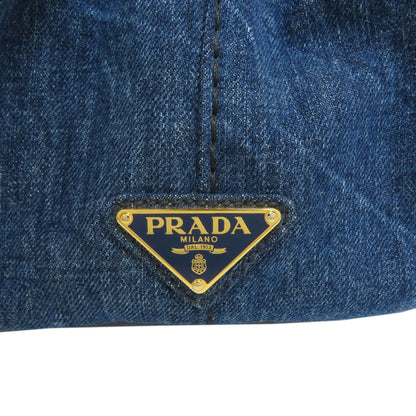 PRADA Canapa Tote Bag Denim Ladies [Used]