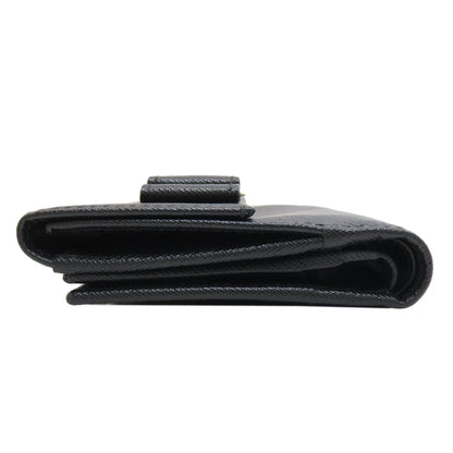 Salvatore Ferragamo Vara ribbon Bifold Wallet with Coin Pocket Leather Ladies [Used]
