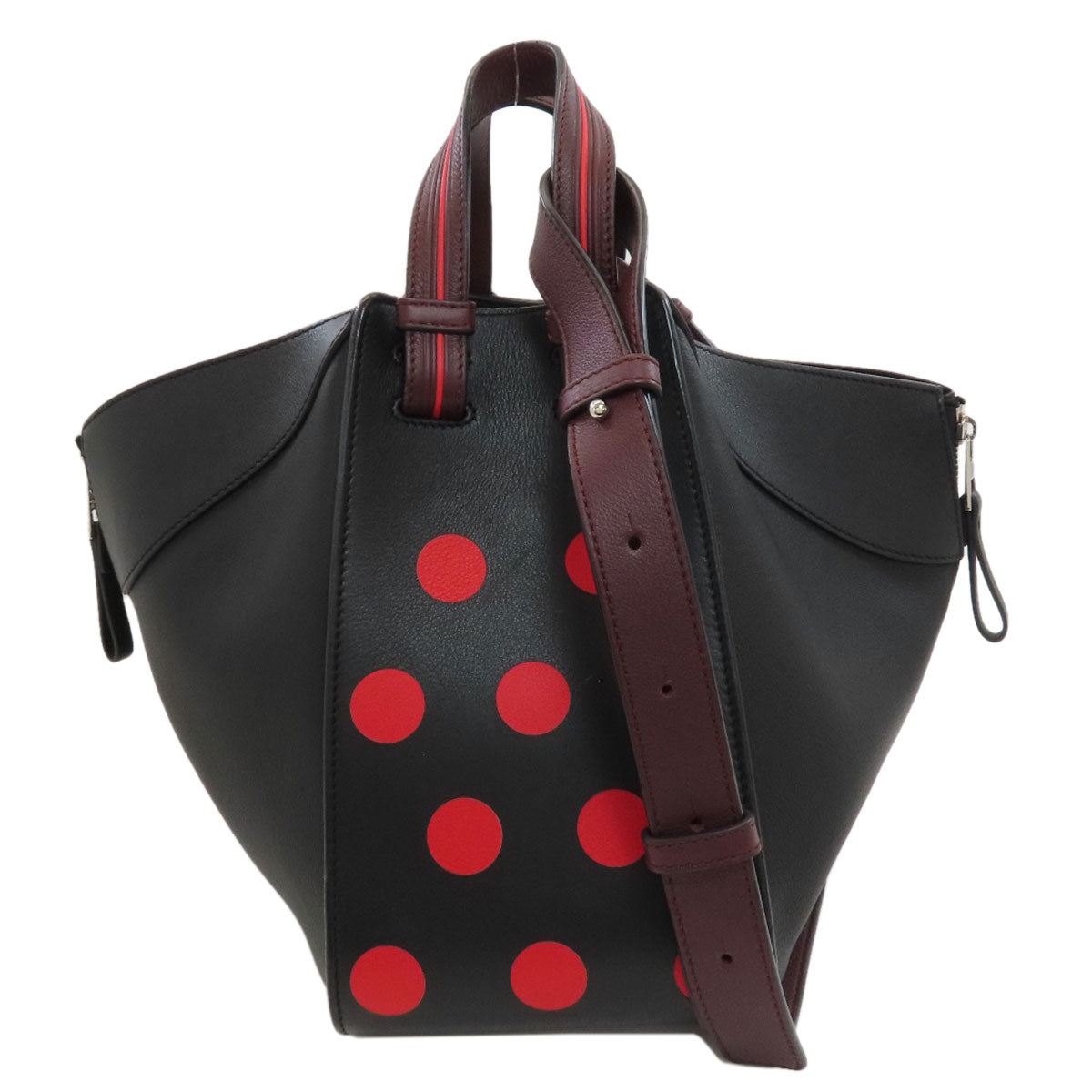 LOEWE Hammock Dot Pattern 2WAY Handbag Calf Ladies [Used]