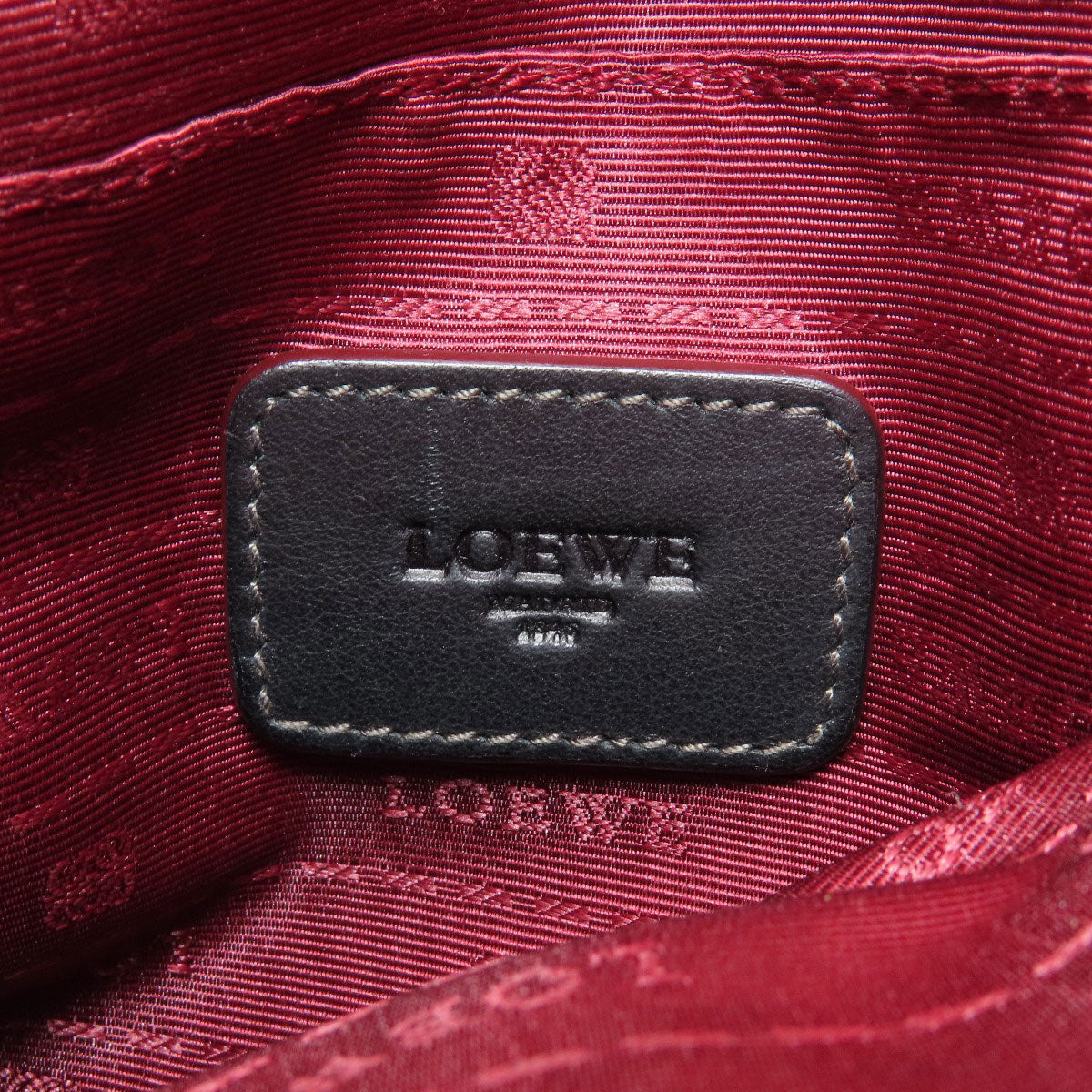 LOEWE Long Shoulder Anagram Shoulder Bag Leather Ladies [Used]