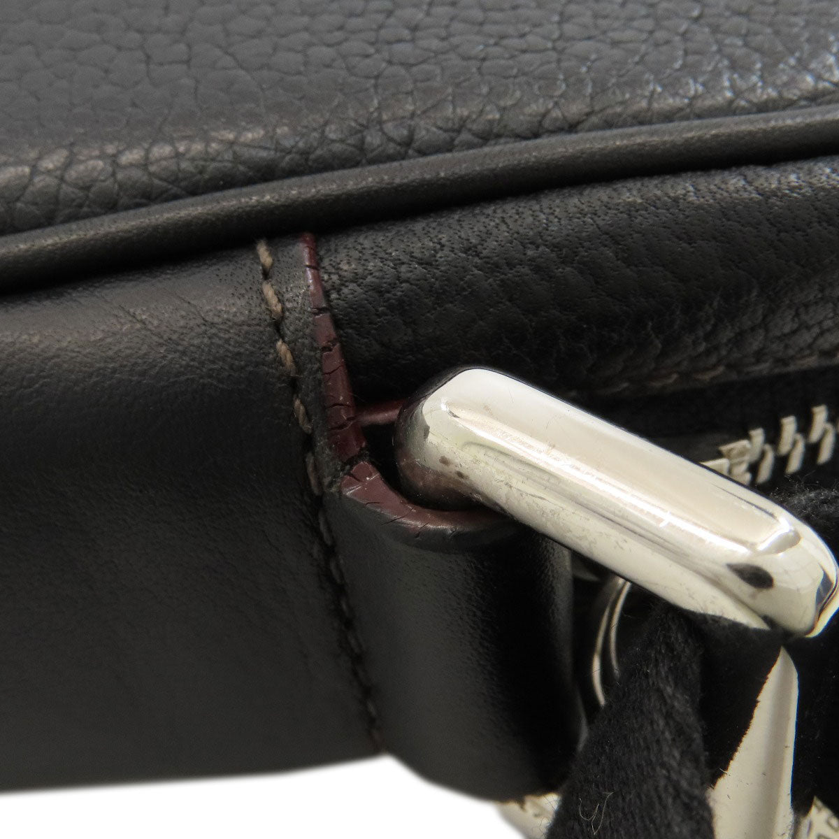LOEWE Long Shoulder Anagram Shoulder Bag Leather Ladies [Used]