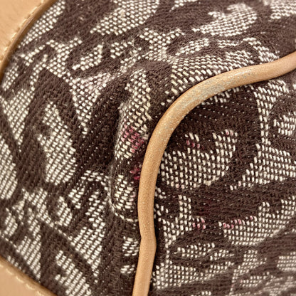 CHRISTIAN DIOR Trotter pattern Handbag Canvas Ladies [Used]