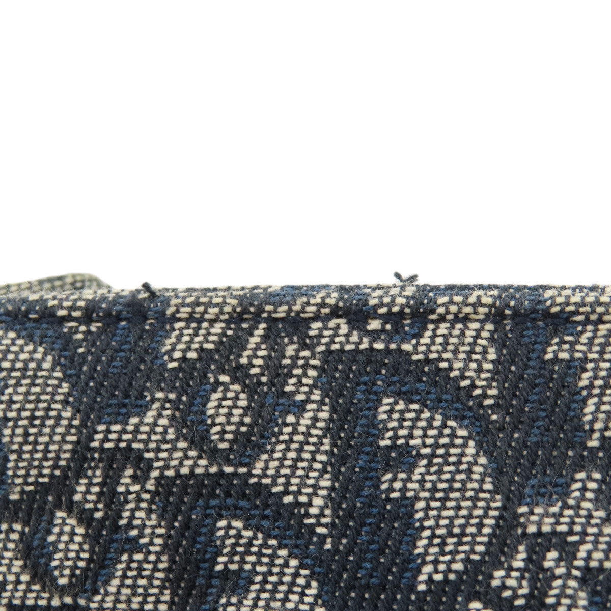 CHRISTIAN DIOR Trotter pattern Handbag Canvas Ladies [Used]