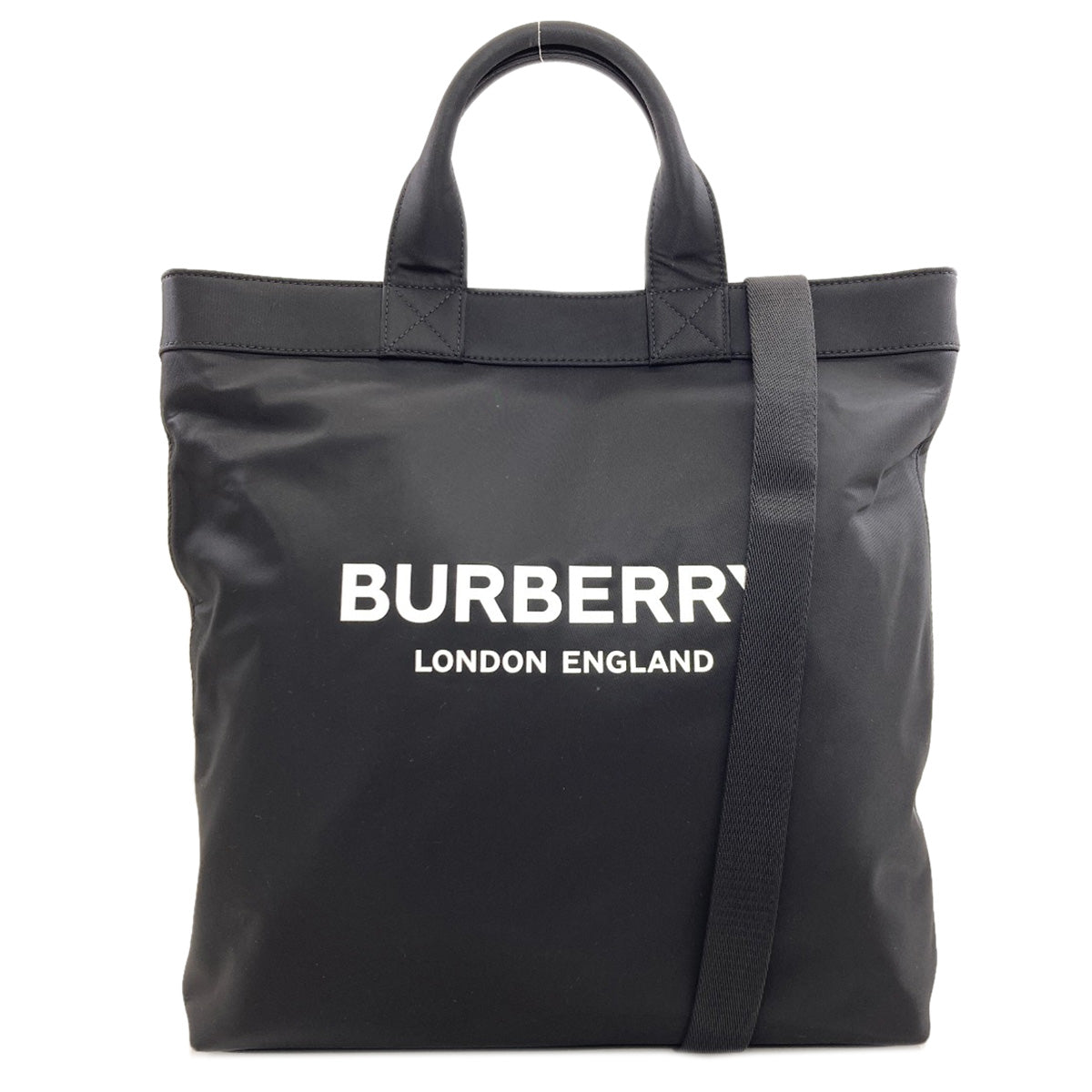 BURBERRY Logo print 2WAY Handbag Nylon Ladies [Used]