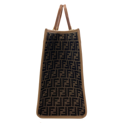 FENDI Sunshine Large Handbag Canvas Ladies [Used]