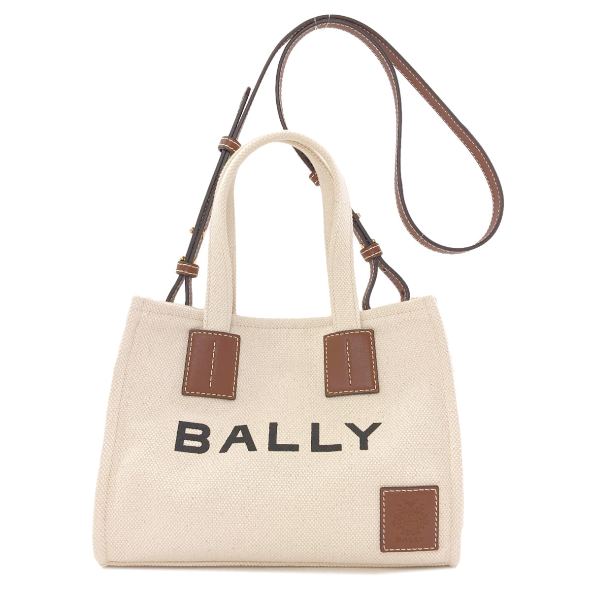 BALLY 2WAY Handbag Canvas Ladies [Used]