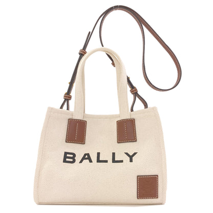BALLY 2WAY Handbag Canvas Ladies [Used]