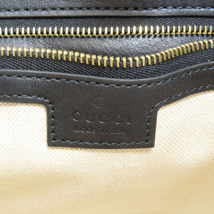 GUCCI 833665 One Belt Gucci 73 Small Bucket Shoulder Bag Canvas LeatherLadies [Used]