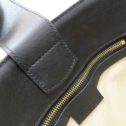 GUCCI 833665 One Belt Gucci 73 Small Bucket Shoulder Bag Canvas LeatherLadies [Used]