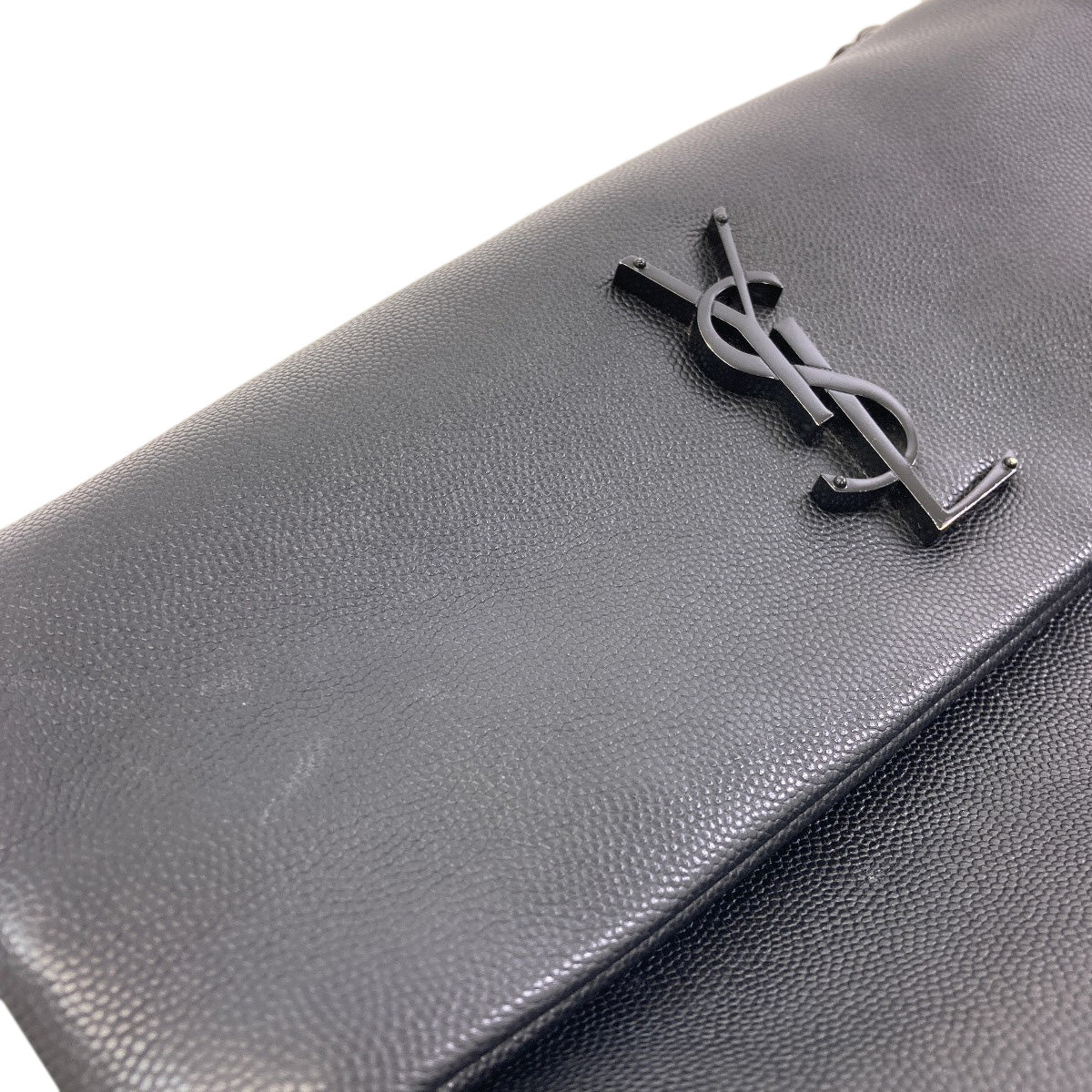 YVES SAINT LAURENT Cassandra West Hollywood Chain Shoulder Shoulder Bag Calf Ladies [Used]