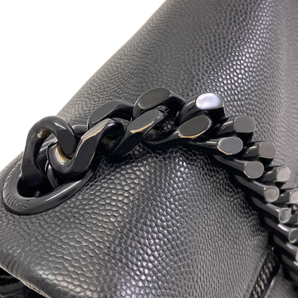 YVES SAINT LAURENT Cassandra West Hollywood Chain Shoulder Shoulder Bag Calf Ladies [Used]