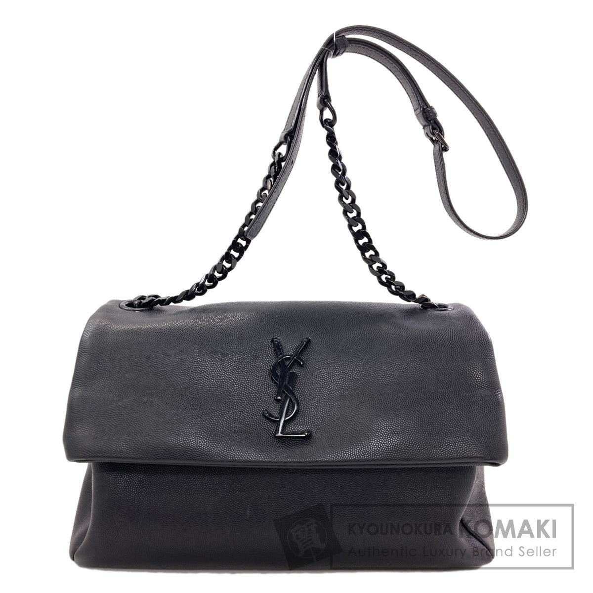 YVES SAINT LAURENT Cassandra West Hollywood Chain Shoulder Shoulder Bag Calf Ladies [Used]