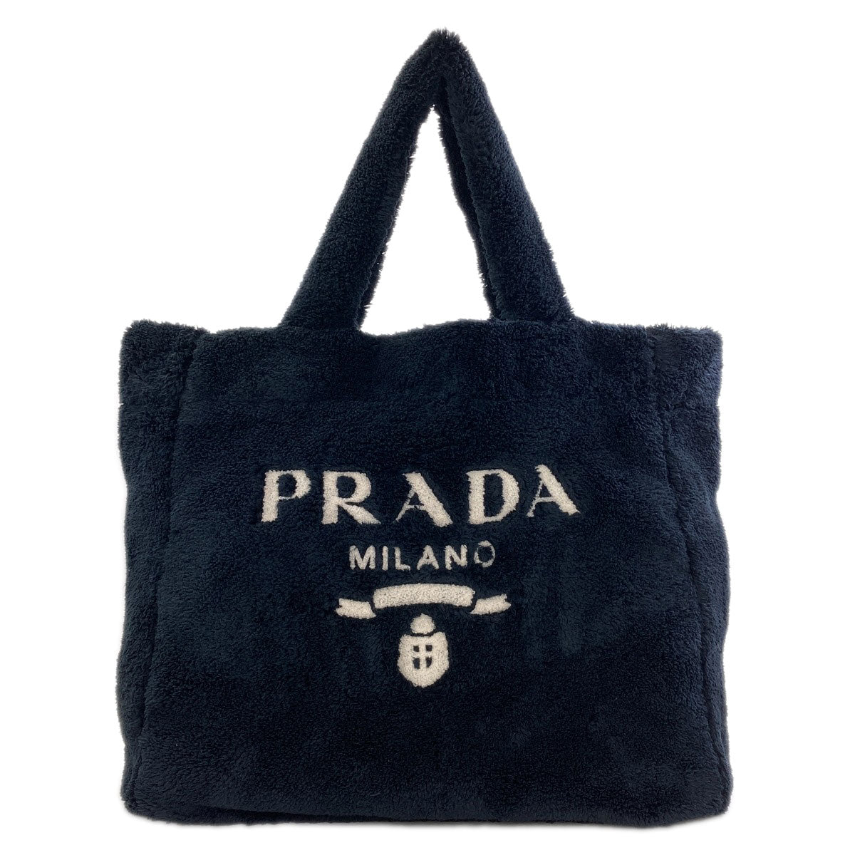 PRADA 1BG130 Spoonya Terrycloth Tote Bag pile Ladies [Used]