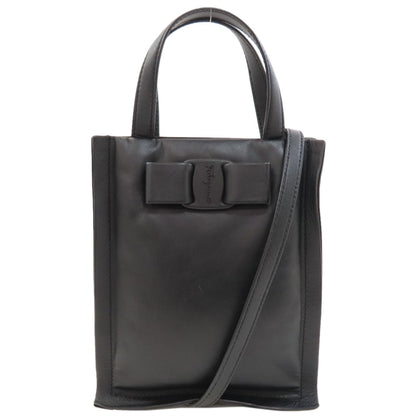 Salvatore Ferragamo Viva Mini 2WAY Handbag Leather Ladies [Used]