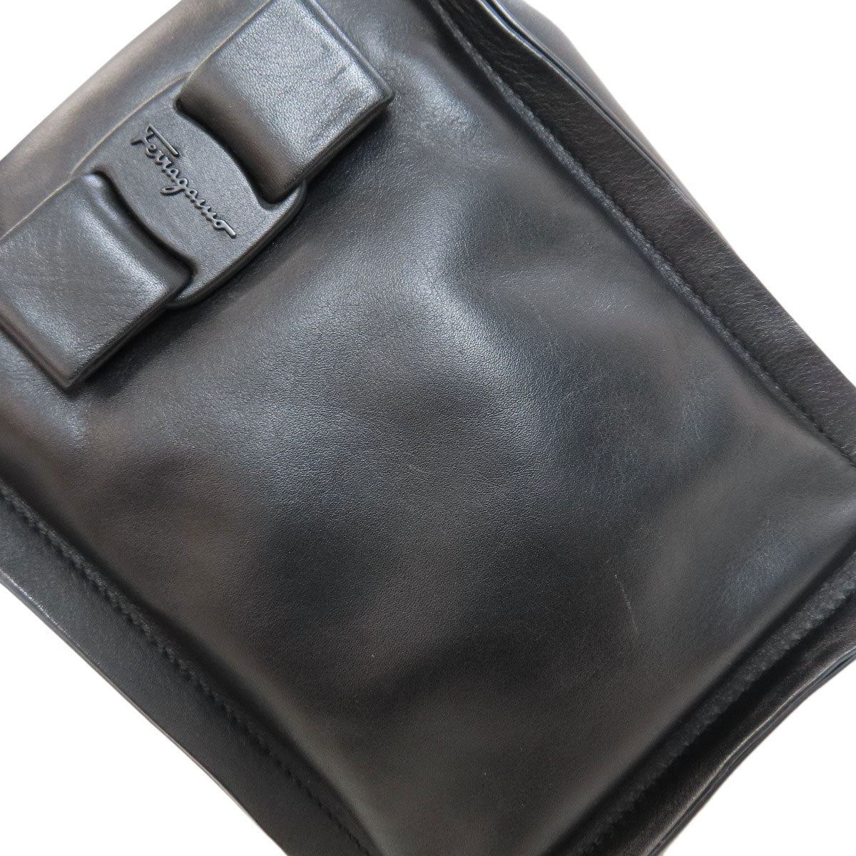 Salvatore Ferragamo Viva Mini 2WAY Handbag Leather Ladies [Used]
