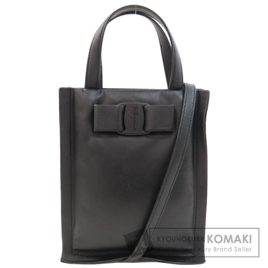 Salvatore Ferragamo Viva Mini 2WAY Handbag Leather Ladies [Used]