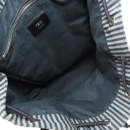 FENDI logo Backpack Â· Daypack Canvas Ladies [Used]