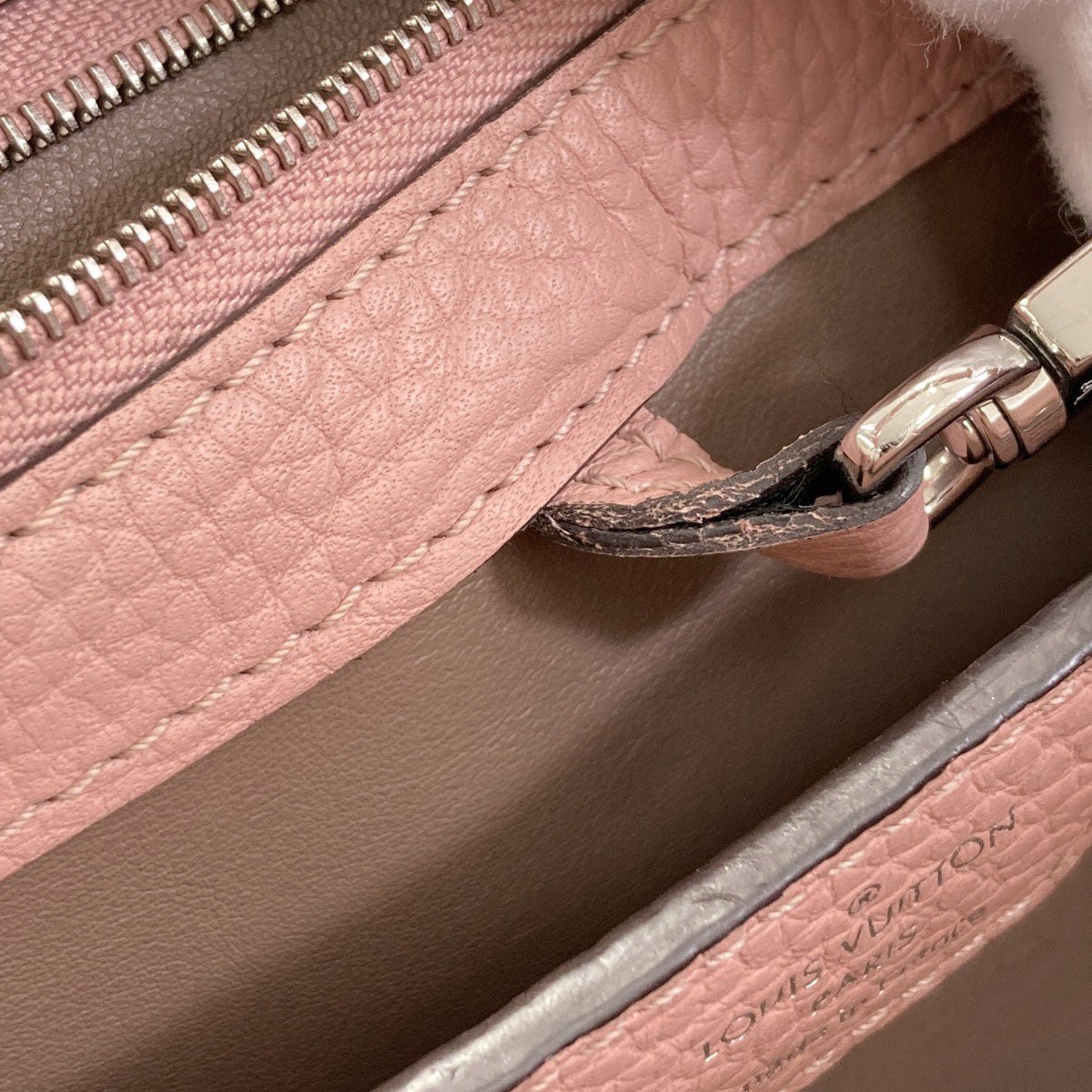 LOUIS VUITTON M94635 Capusine BB Handbag Taurillon ClemenceLeather Ladies [Used]