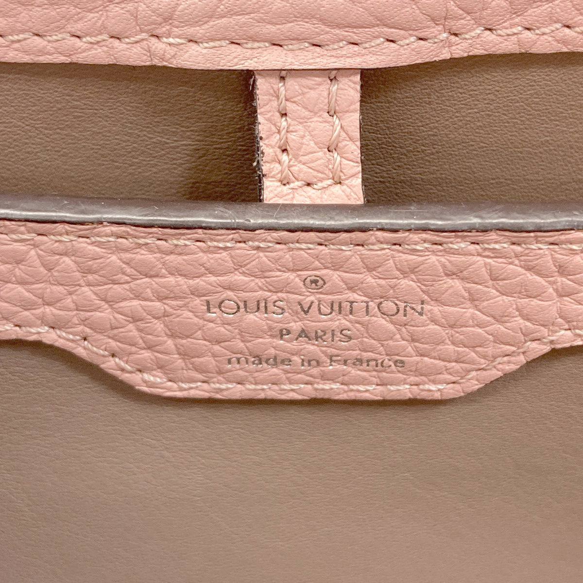 LOUIS VUITTON M94635 Capusine BB Handbag Taurillon ClemenceLeather Ladies [Used]
