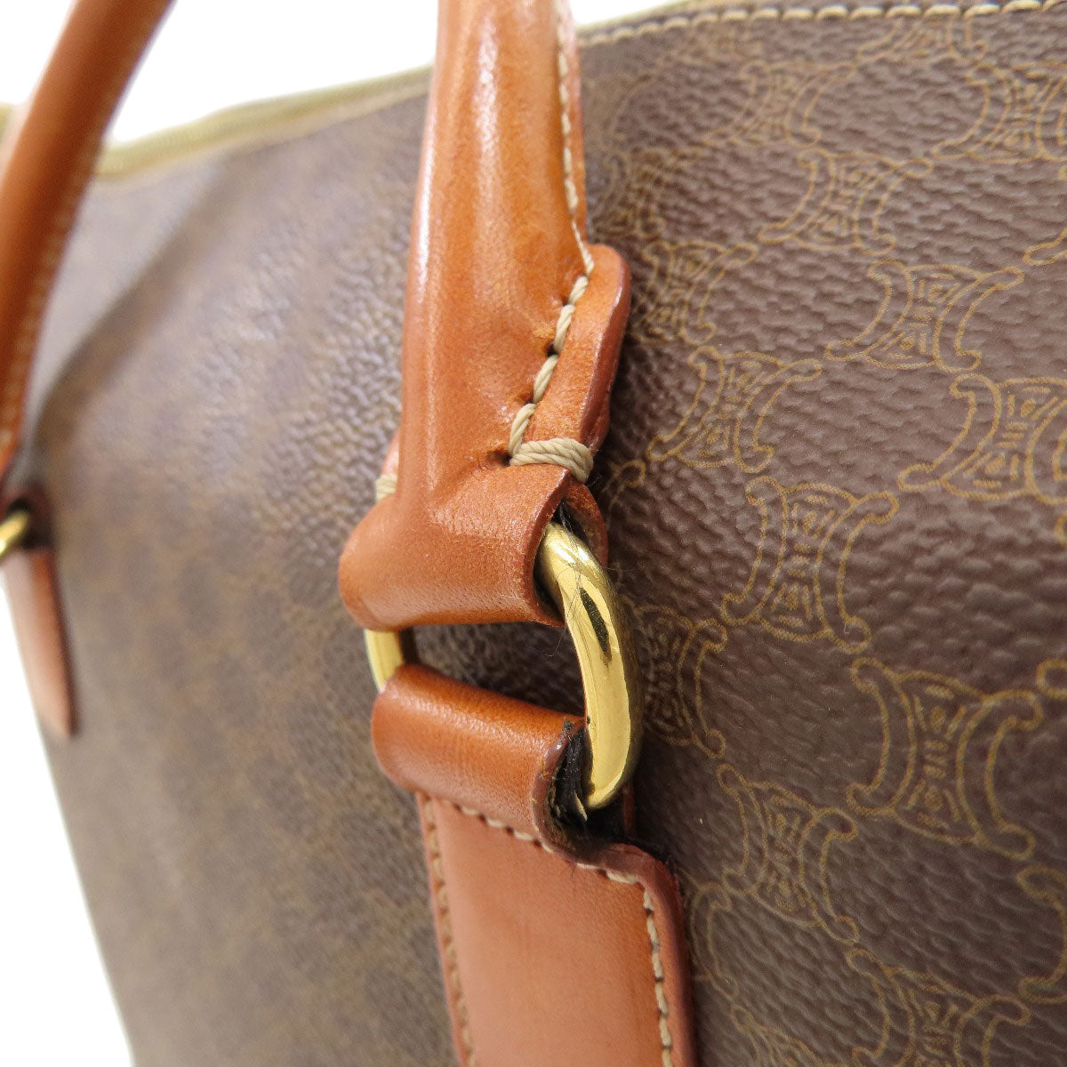 CELINE Macadam pattern 2WAY Handbag PVC Ladies [Used]