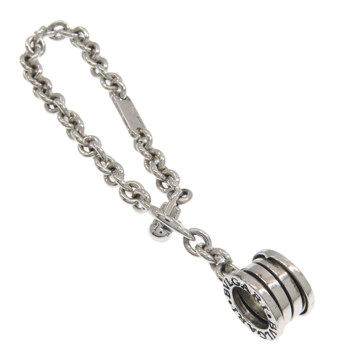 BVLGARI B.zero1 Charm key ring Silver Ladies [Used]