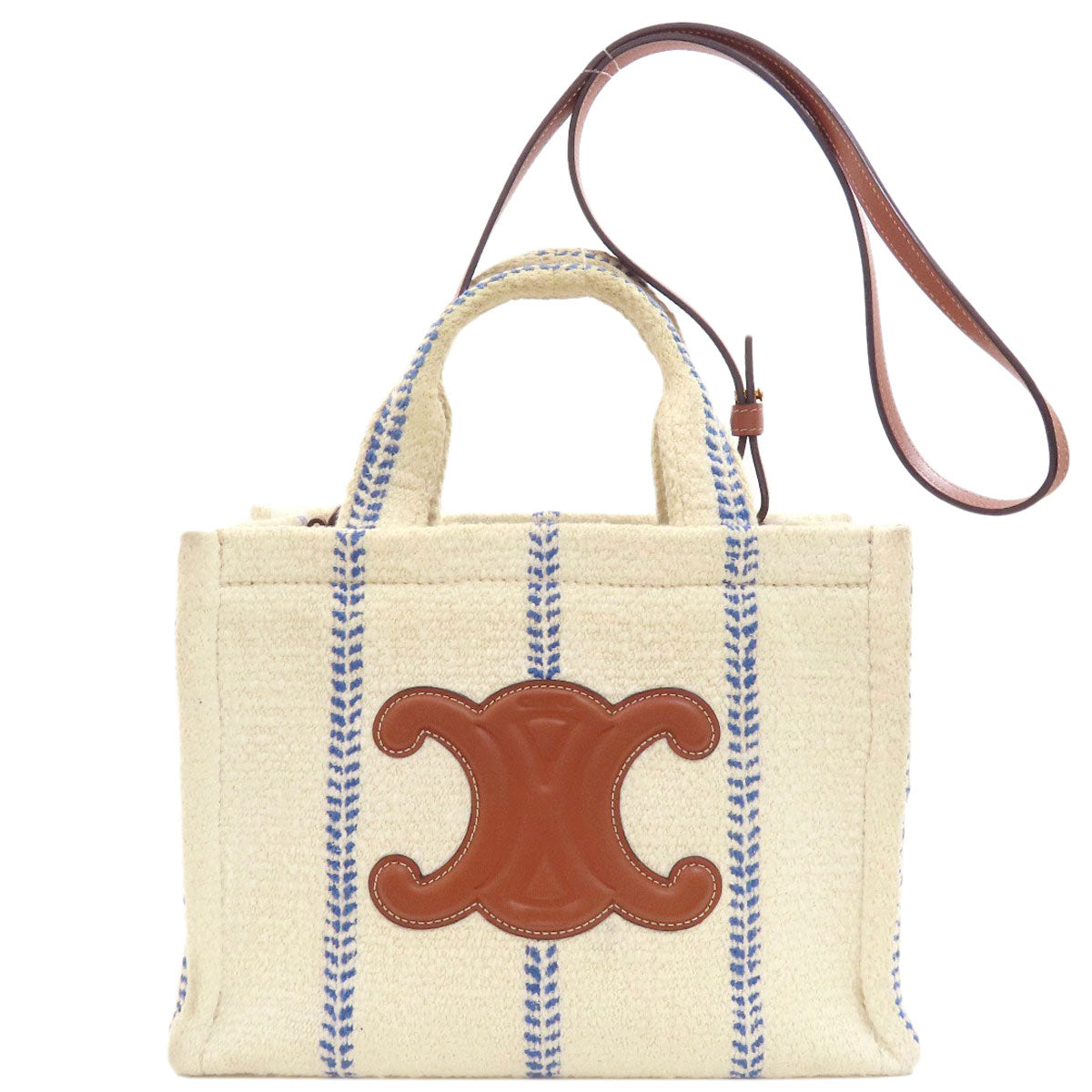 CELINE Small Cover Thais 2WAY Handbag Canvas Ladies [Used]
