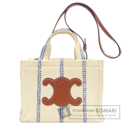 CELINE Small Cover Thais 2WAY Handbag Canvas Ladies [Used]