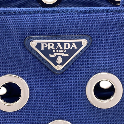 PRADA 1BG439 Canapa Punching 2WAY Handbag Canvas Ladies [Used]