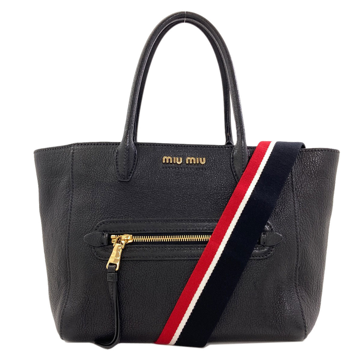 MIUMIU 2WAY Tote Bag Leather Ladies [Used]
