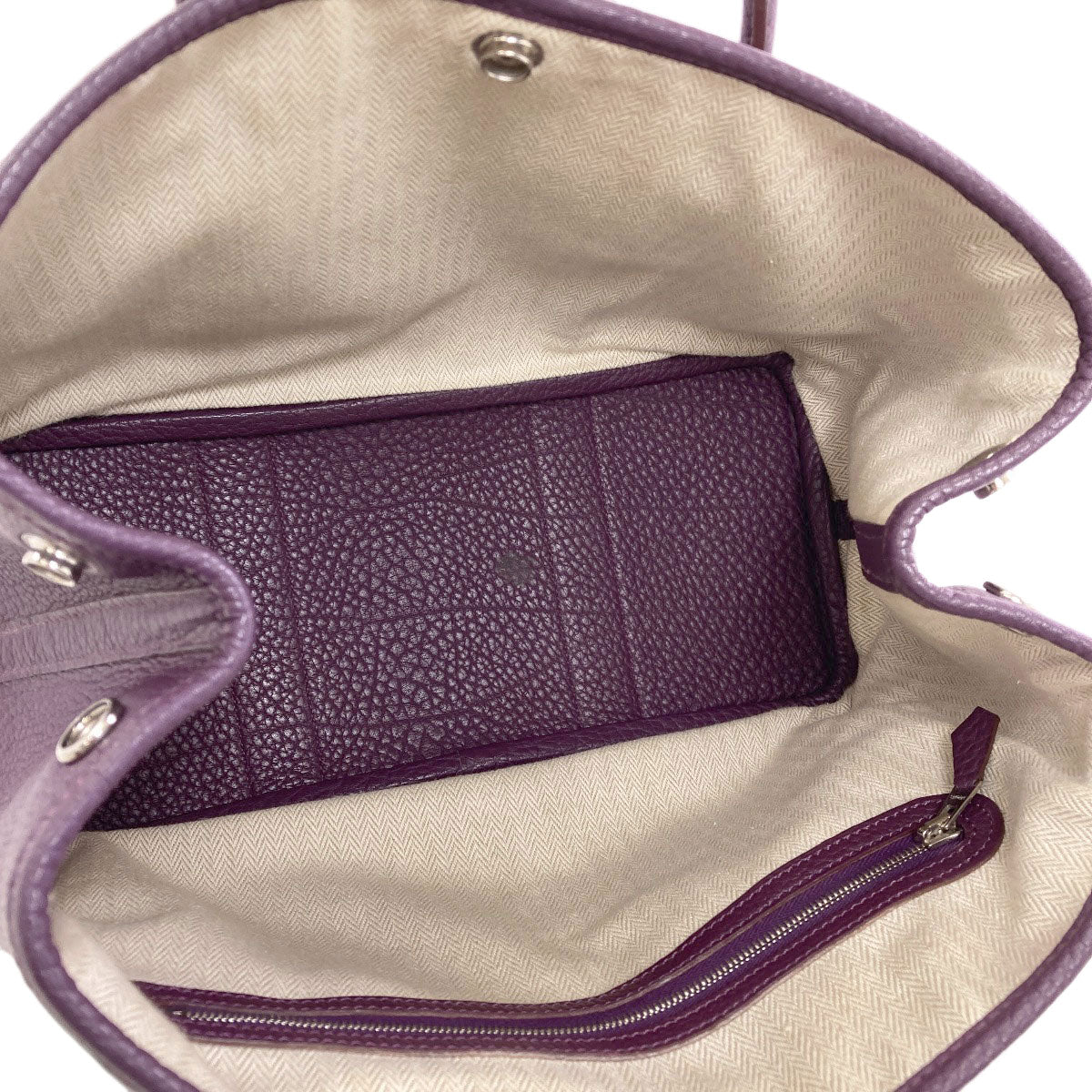 HERMES Garden Party TPM SilverHardware Handbag Negonda Ladies [Used]