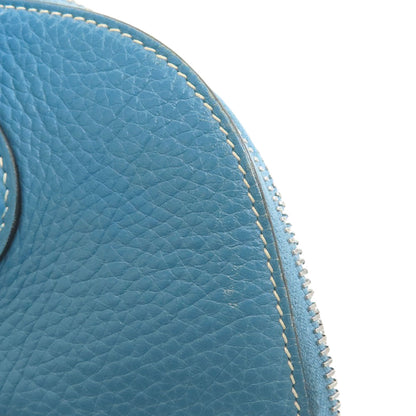 HERMES Bolide31 Blue Jean SilverHardware Handbag Taurillon Clemence Ladies [Used]